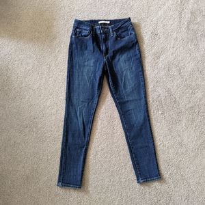 Levi's 721 Blue Story High Rise Skinny Jean